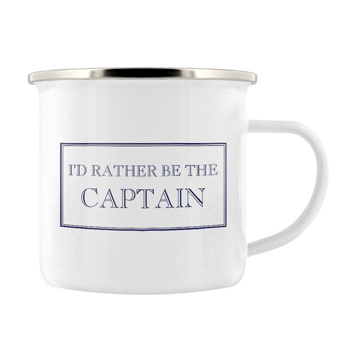 Der kapitän emaille tasse - kapitän,